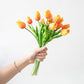 Silk Tulips Artificial Flowers 10 pcs