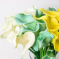 Silk Artificial Flowers Calla Lily 6 pcs